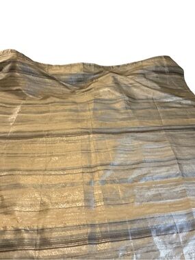 Luxurious Metallic Striped Shower Curtain - 72" x 72"